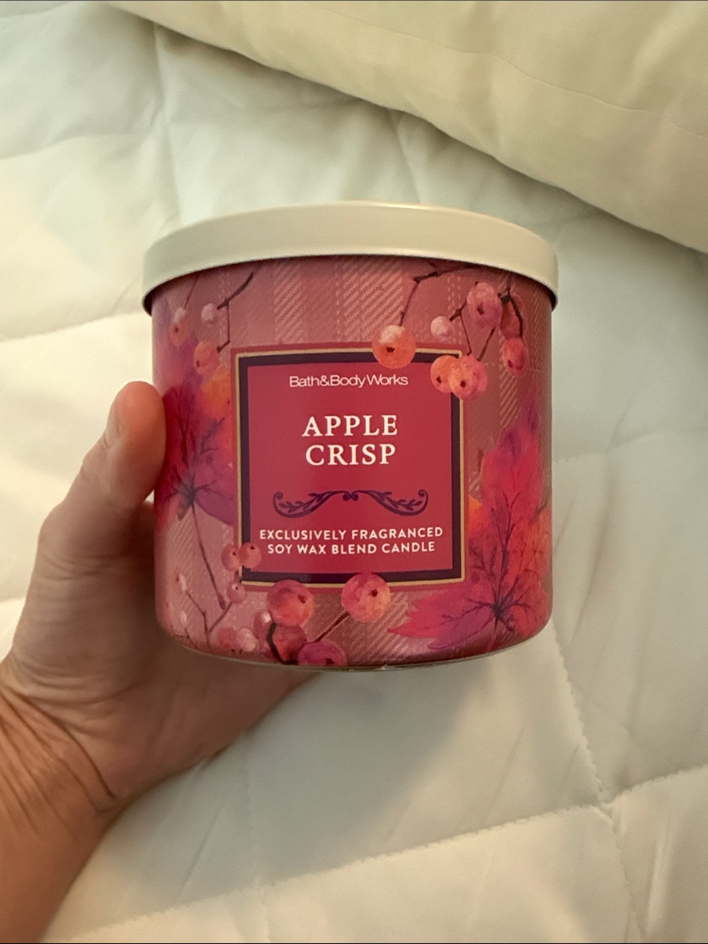 Bath & Body Works 3 Wick Apple Crisp Candle